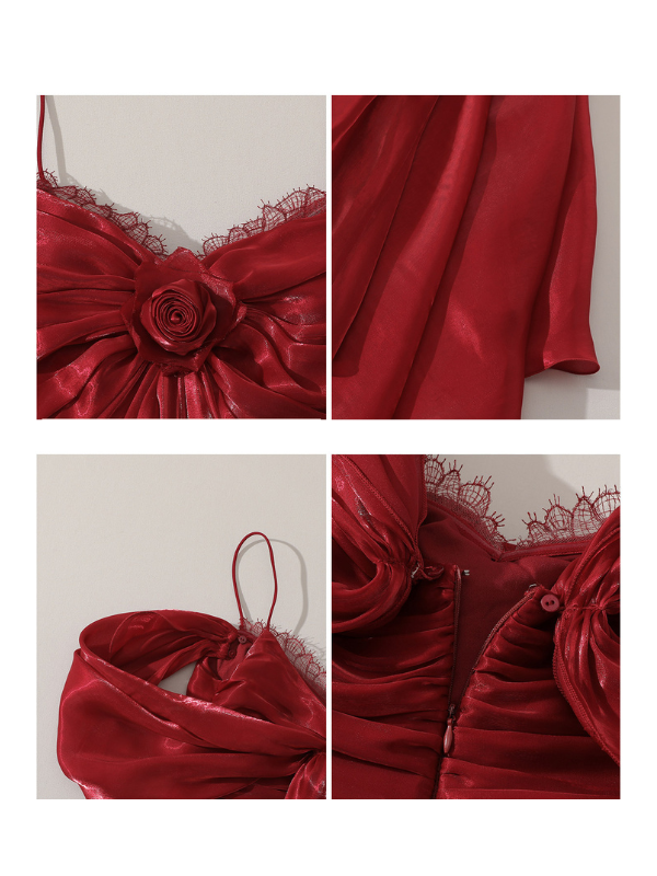 Scarlet Elegance Princess Dress