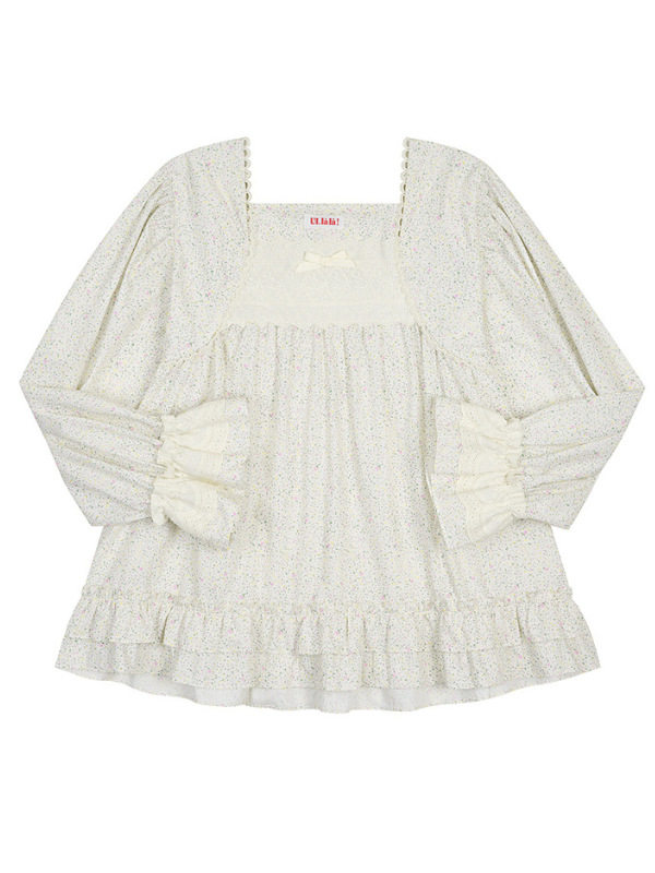 Vintage Floral Cotton Loungewear Set