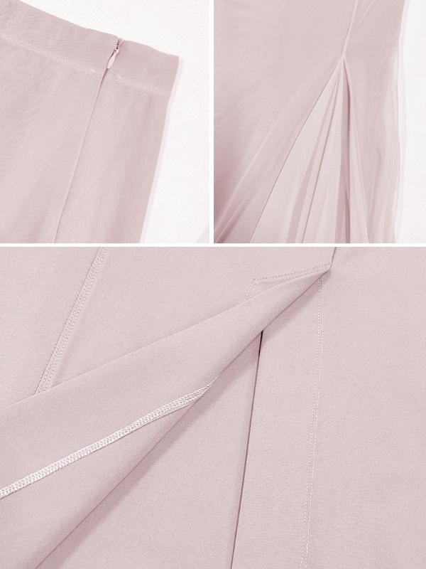 Ethereal Slim-Fit Mermaid Skirt