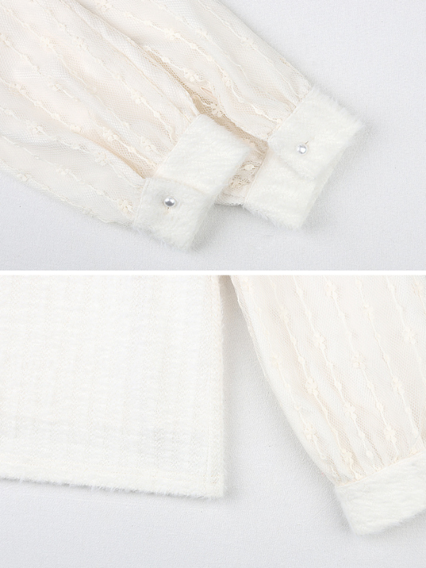 Sheer Elegance Lace Blouse