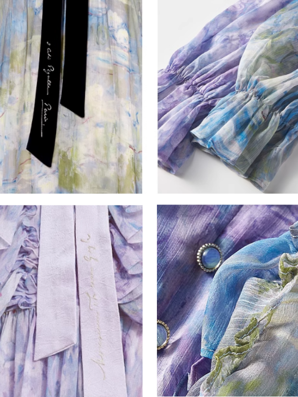 Monet's Dream Blue Dress