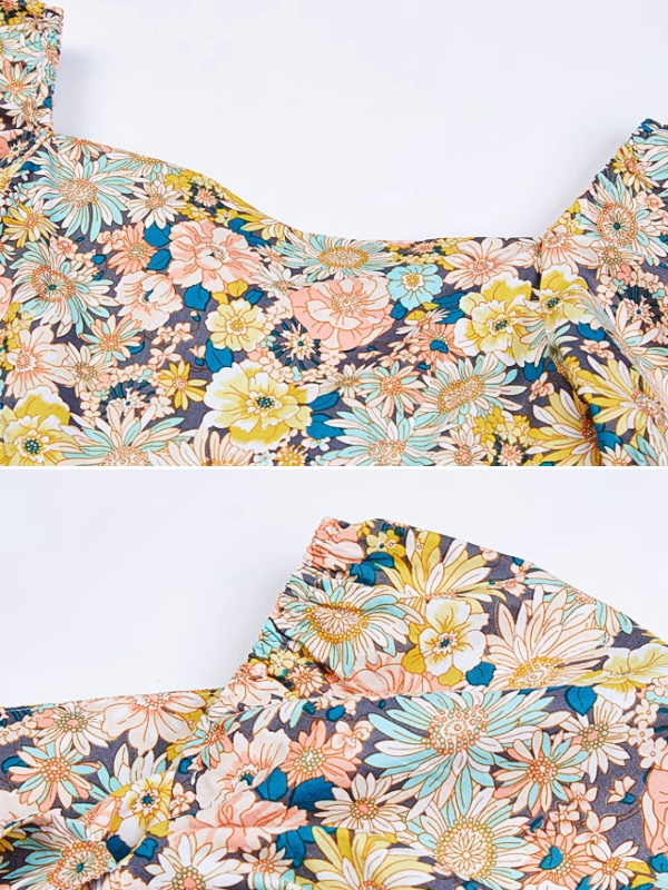 Blossoming Rose Garden Midi Dress