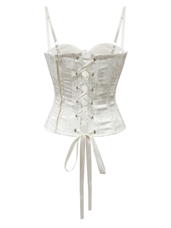Vintage Floral Lace Corset
