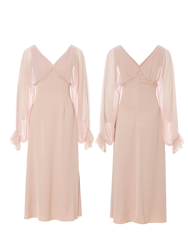 Ethereal Fairy Light Pink Dress