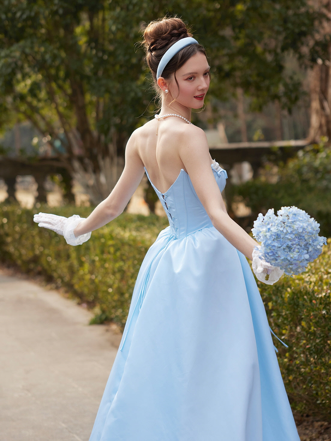 Cinderella Waltz Lace-Up Dress