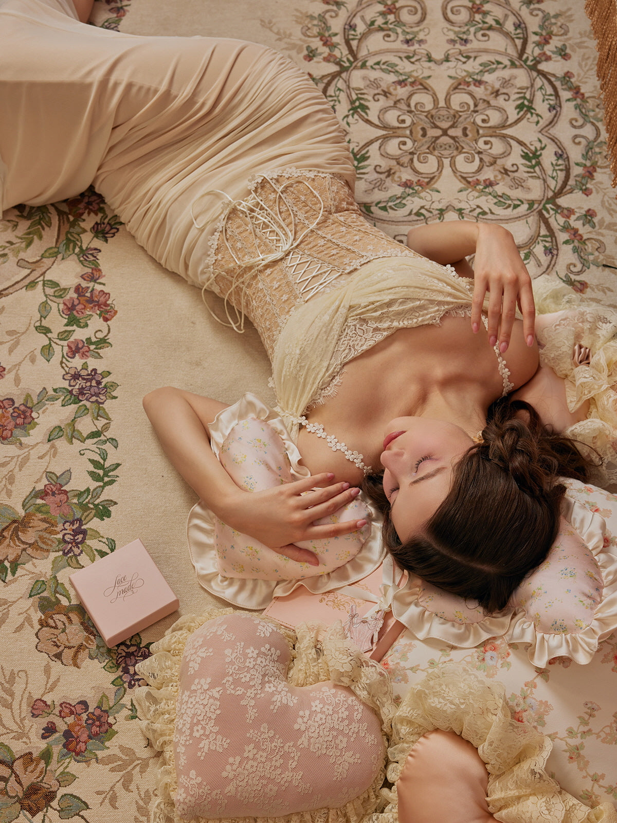 Lily's Vintage Grace Beige Dress