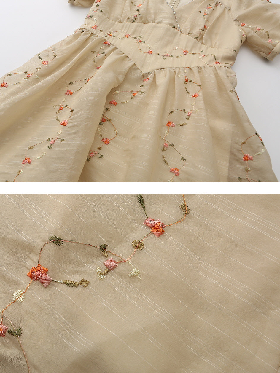 Claire's Vintage Floral Elegance Dress