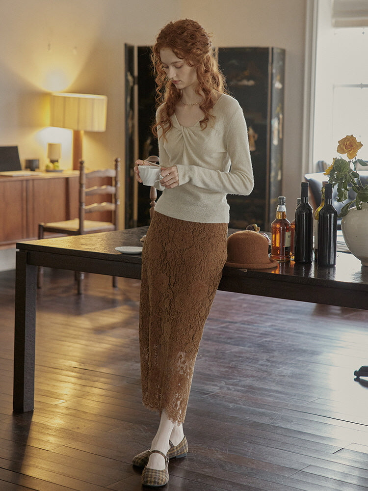 Soft Twisted Wool Sweater