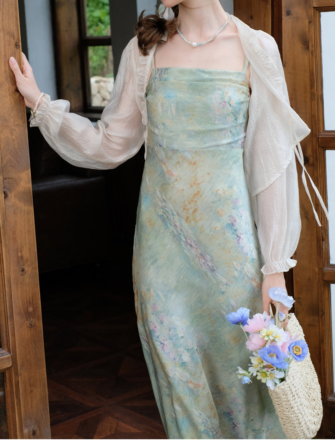 Water Lily Whisper Summer Dress