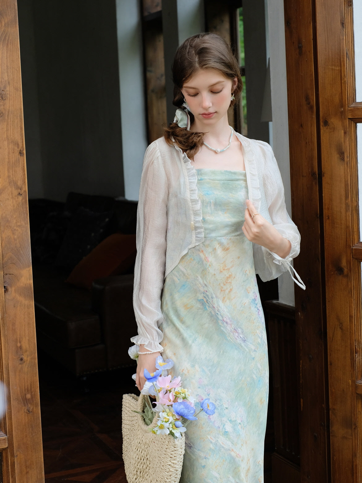 Water Lily Whisper Summer Dress