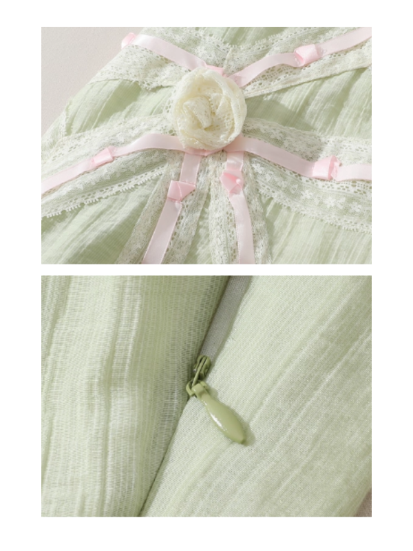 Meadowlight Ribbon Lace Dress