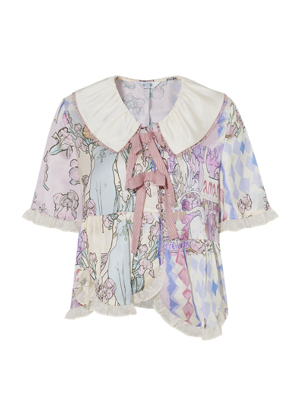 Whimsical Dreams Patchwork Blouse