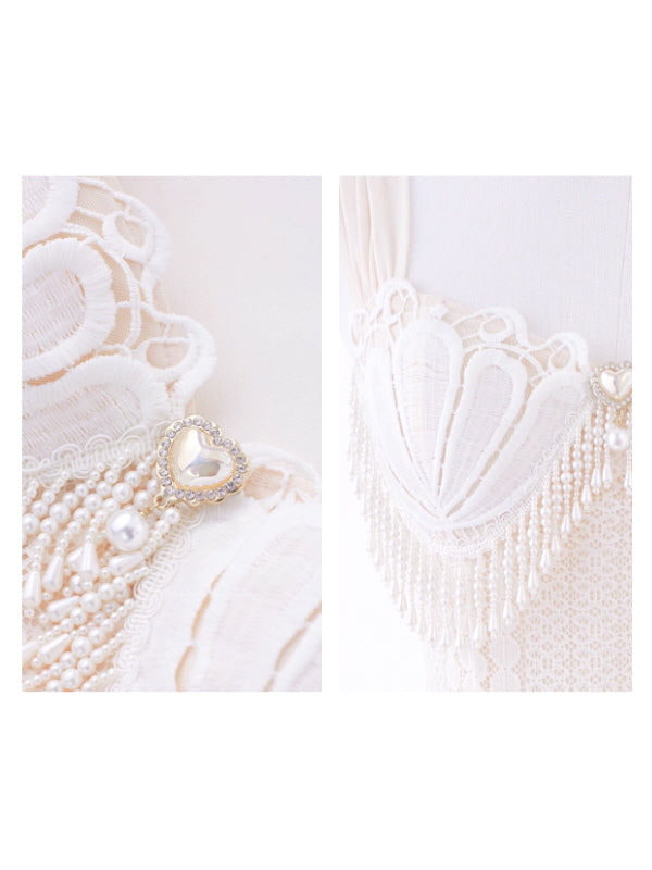 Seashell Pearl Fairytale Gown