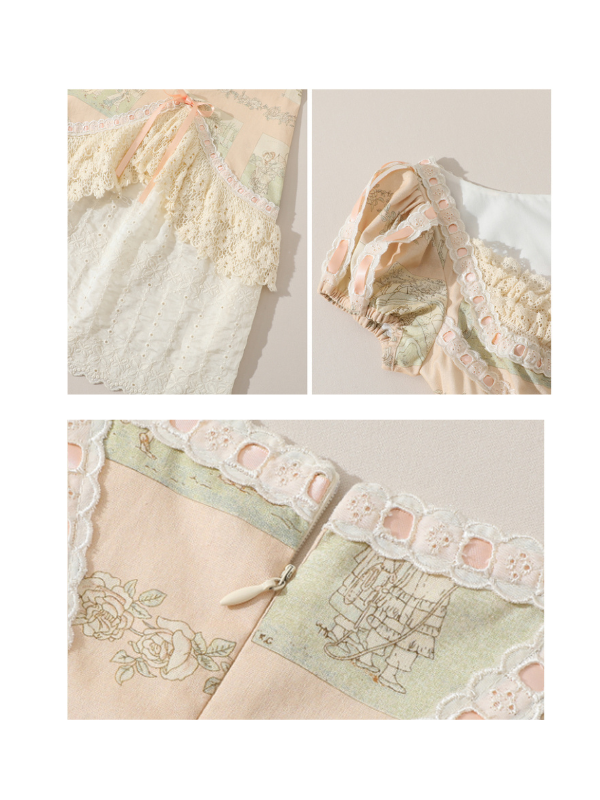 Blush Storybook Lace Dress