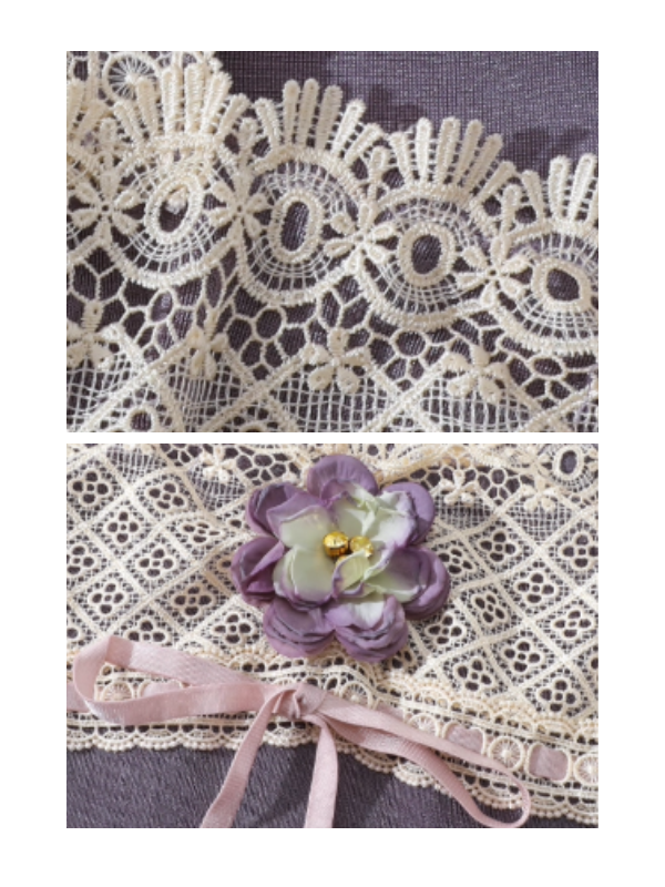 Lavender Heirloom Lace Dress