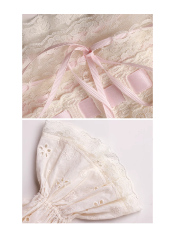 Blossom Meadow Off-Shoulder Cotton Dress