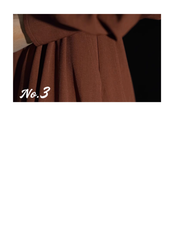 Chocolate Vintage Square-Neck Dress