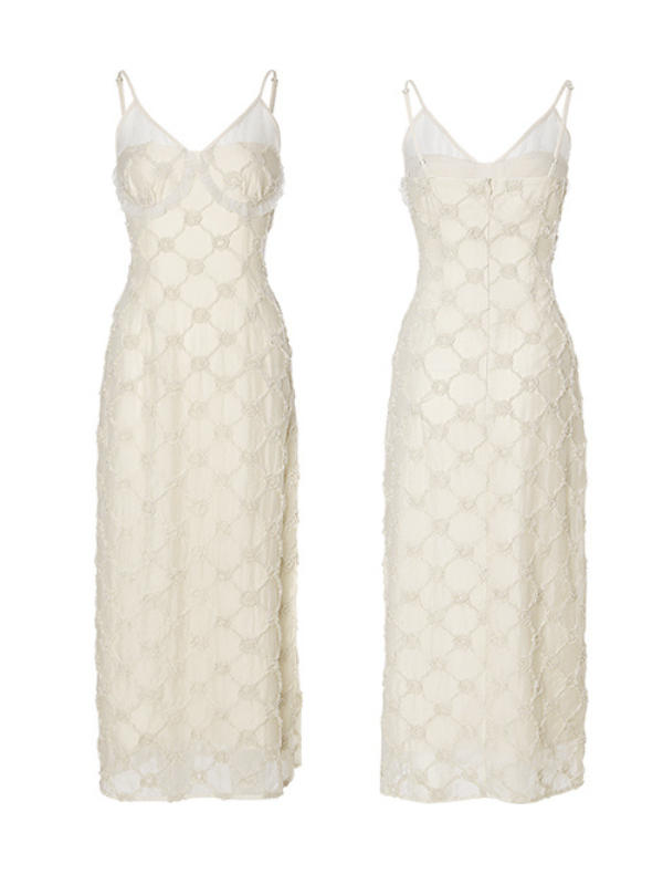 Ethereal Floral Lace Fairy Dress