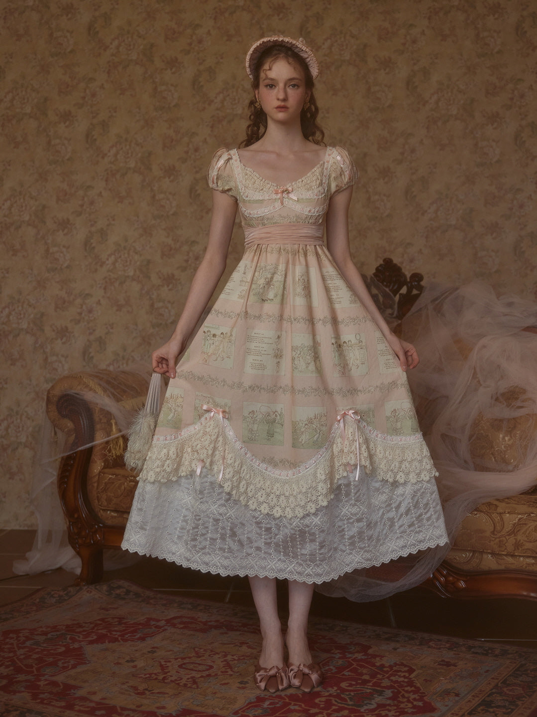 Blush Storybook Lace Dress
