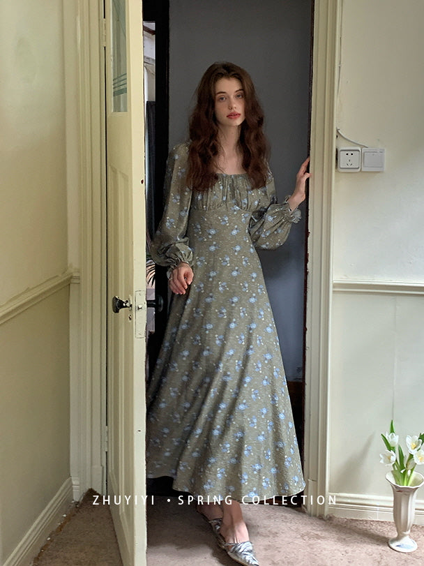 Moonlit Meadow Floral Dress