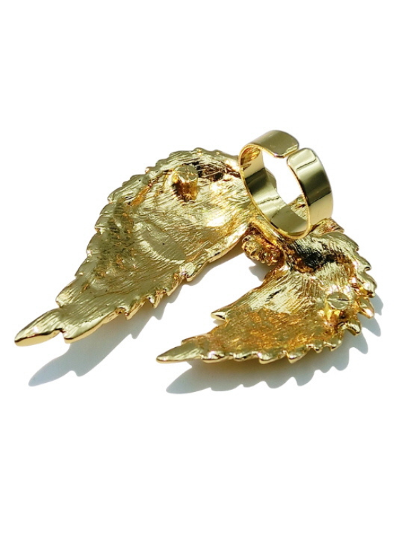 Golden Wing Statement Ring