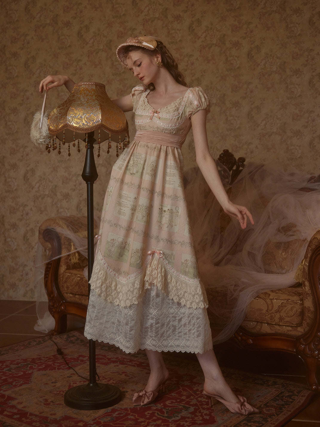 Blush Storybook Lace Dress