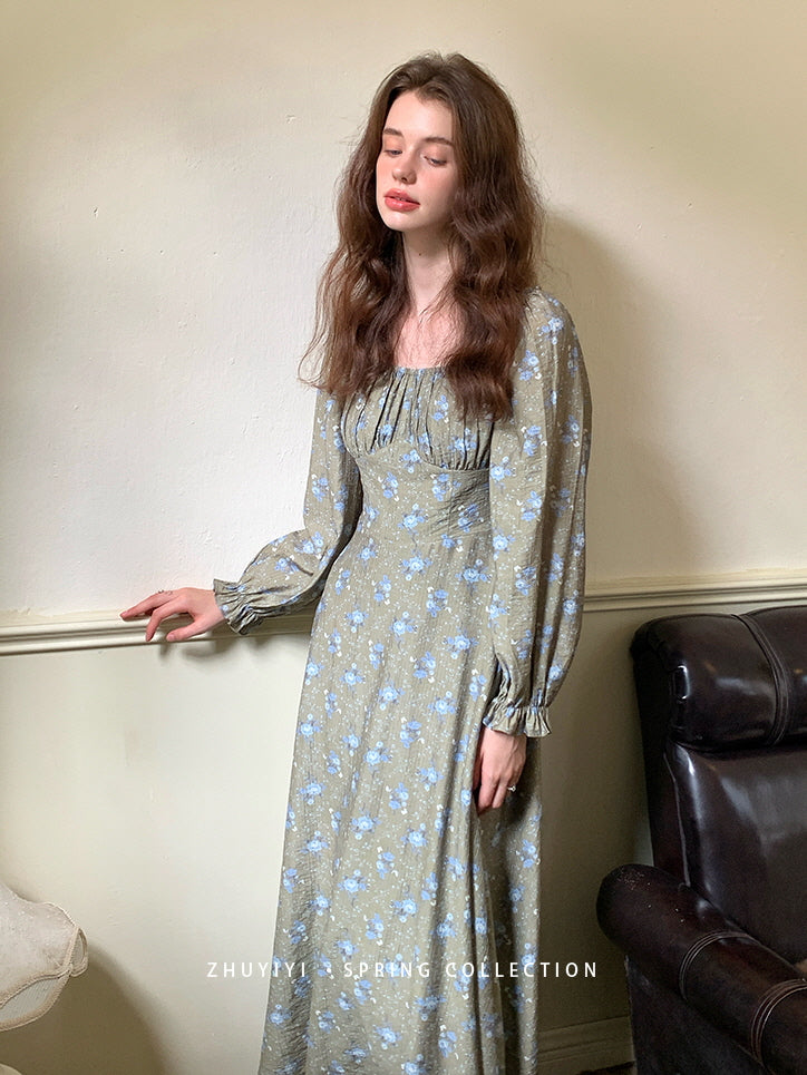 Moonlit Meadow Floral Dress