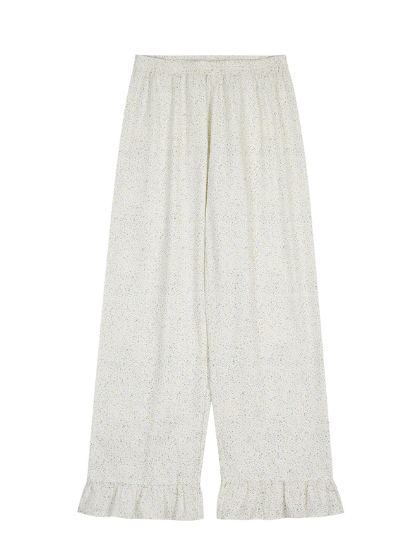 Vintage Floral Cotton Loungewear Set