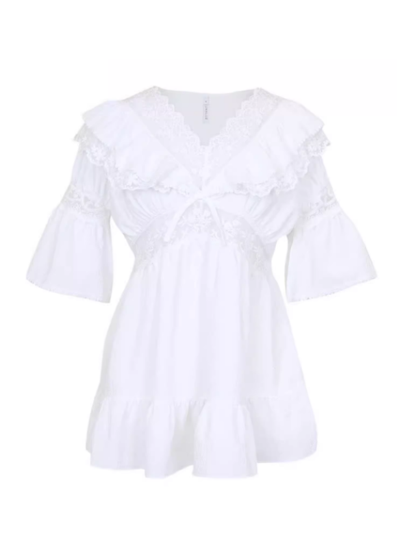 Romantic Lace Frill Pajama