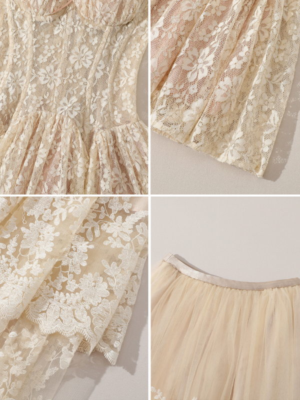 Lace Blossom Princess Dress