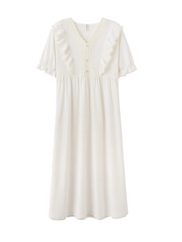 Ivory Blossom Comfort Sleepwear