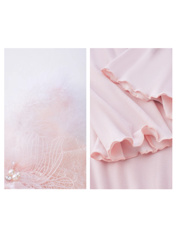 Rose Elegance Off-Shoulder Lace Dress