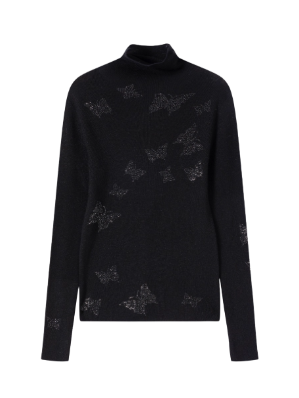 Butterfly Stardust Turtleneck Knit