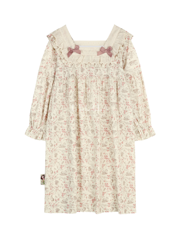 Enchanted Woodland Lace Nightgown