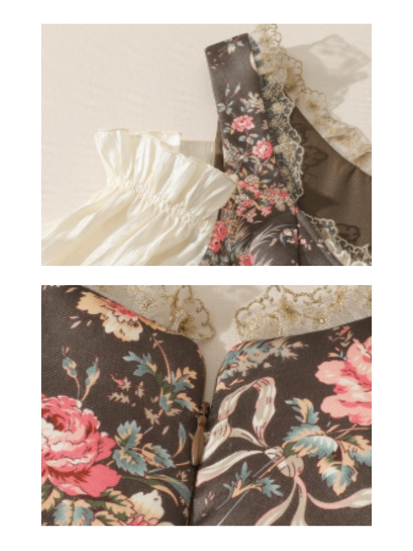 Antique Rose Woodland Corset Dress