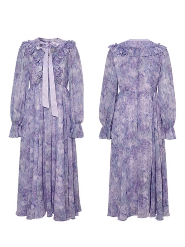 Monet's Dream Blue Dress
