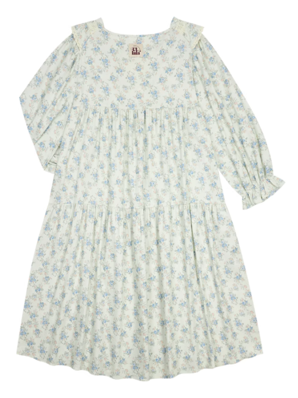 Blue Garden Vintage Lace Nightgown