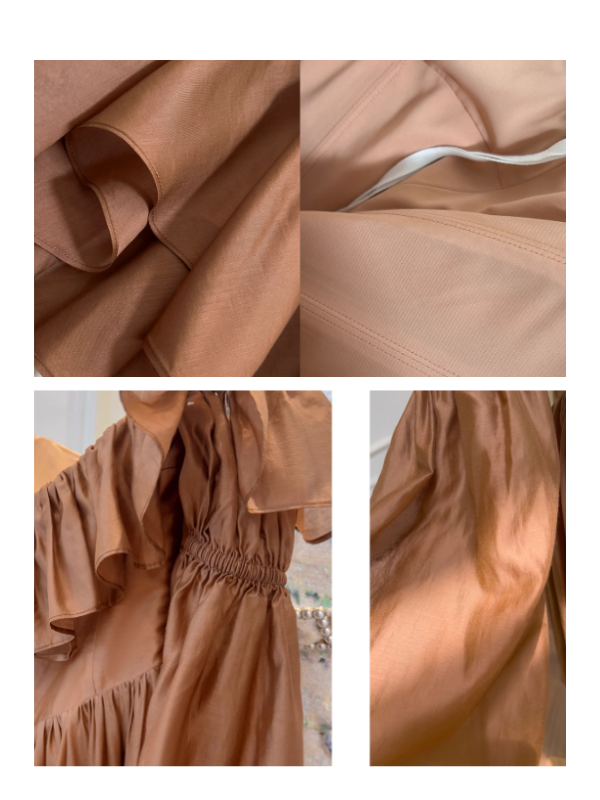 Cocoa Muse Off-Shoulder Corset Dress