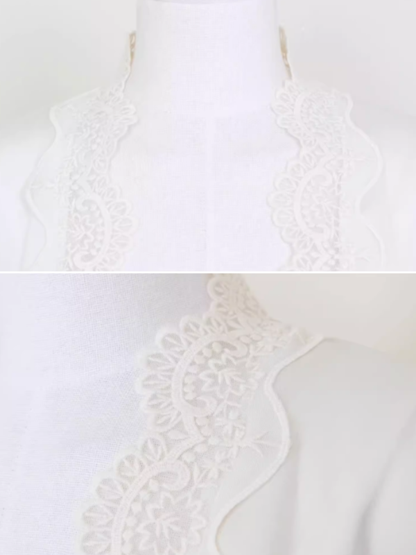 Ivory Elegance Lace Nightgown Set