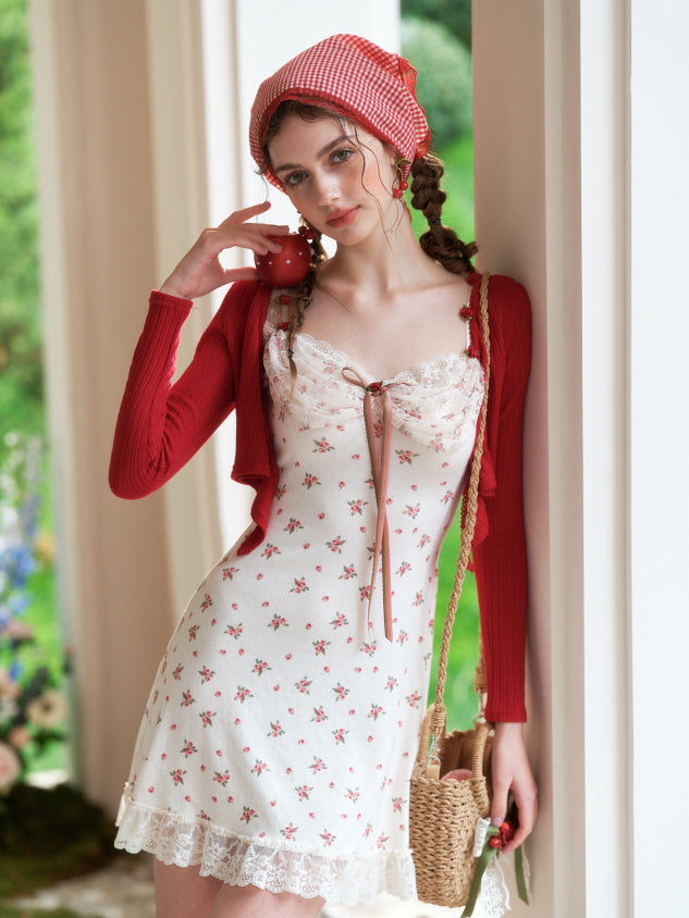 The Little Red Rose Dress XL The Little Red Rose Dress XL
