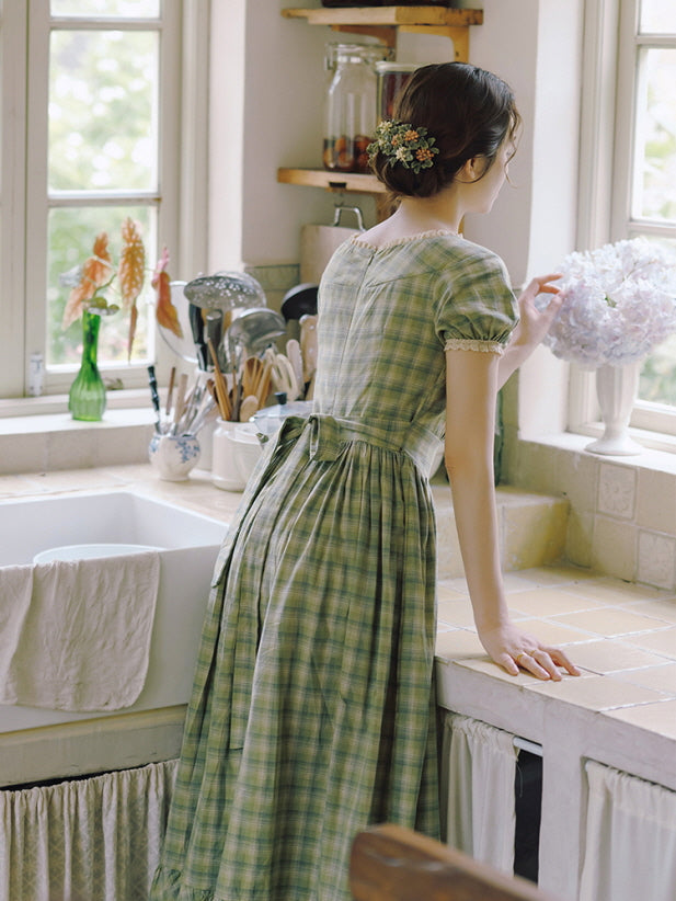 Whispering Meadows Plaid Dress