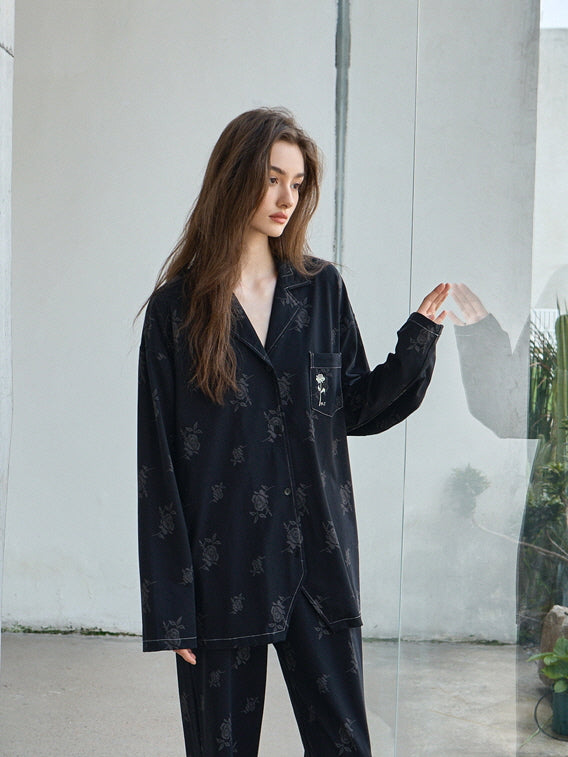Black Rose Vintage Nightgown