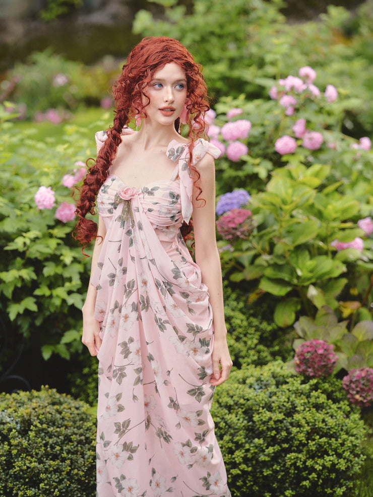 Rose Garden Muse Floral Maxi Dress Cottagecore Fairytale Romance Xs Rose Garden Muse Floral Maxi Dress Cottagecore Fairytale Romance Xs