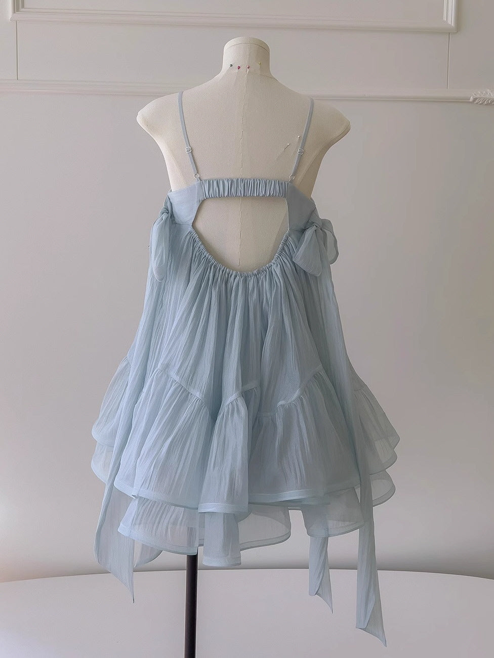 Blue Enchanted Jewel Layered Dress