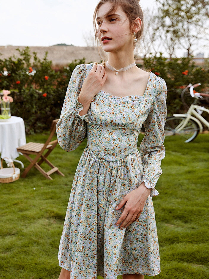 Eleanor's Grey Garden Dress Grey / M