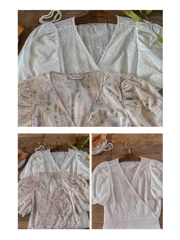 Ava's Ivory Whisper Cottage Summer Dress