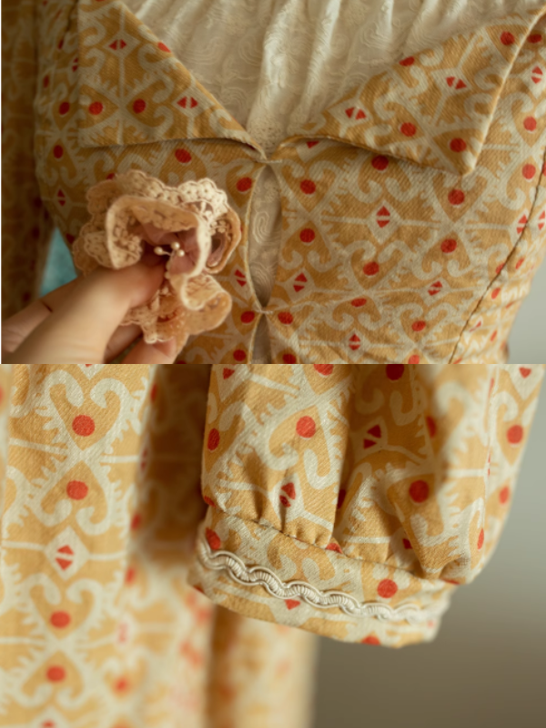 Lillian's Yellow Frill Dress