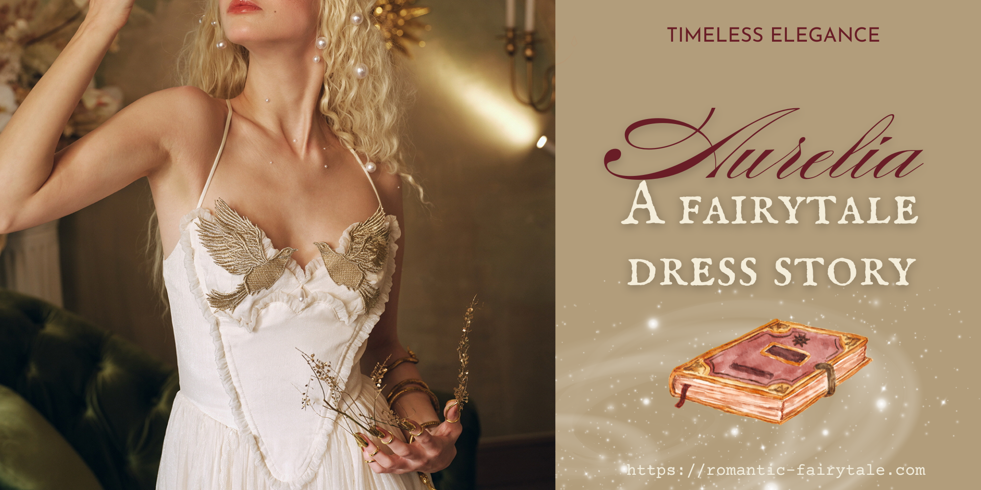 Aurelia, the Golden-Winged Guardian – A Fairytale Dress Story