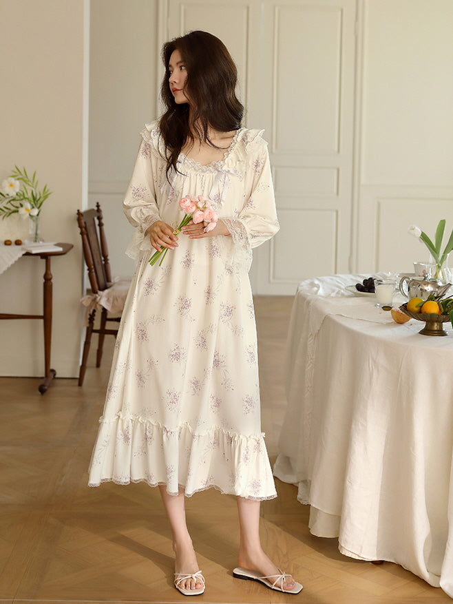 Romantic Blossom Floral Nightgown