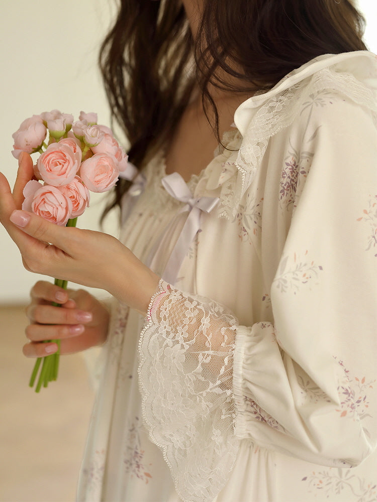 Romantic Blossom Floral Nightgown